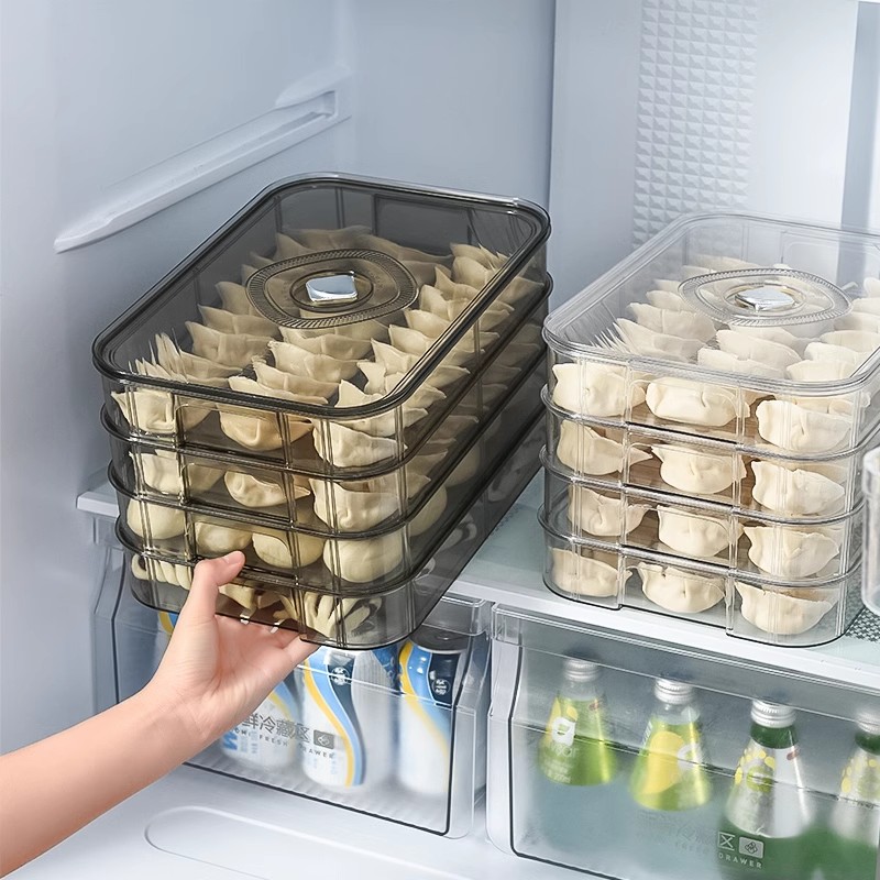 Food Storage Box Manufacturer - PET Material Vegetable Egg Dumpling