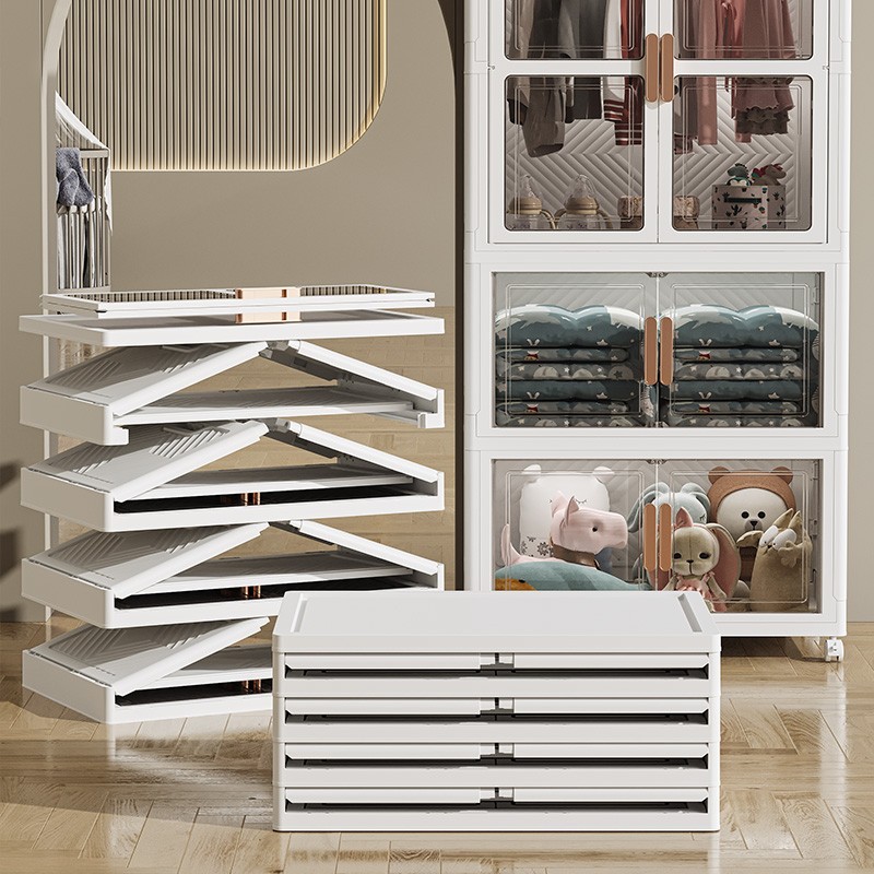 Folding Wardrobe Manufacturer - Plastic Durable Kids Clothes Organize