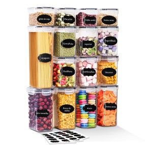 Sealed Storage Kit Manufacturer - 15 Piece Airtight Lid Container