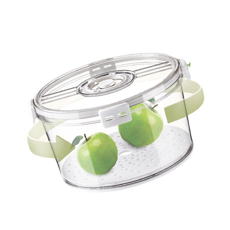 Plastic Crisper Manufacturer - Transparent Fridge Organization Bin