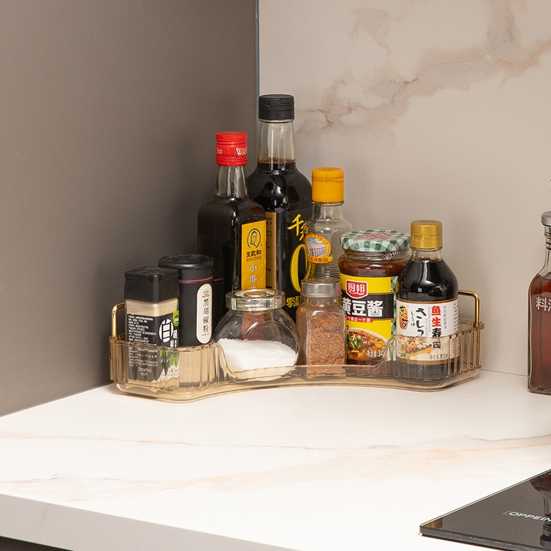 Corner Organizer Rack Manufacturer - Single Layer Triangle Shelf