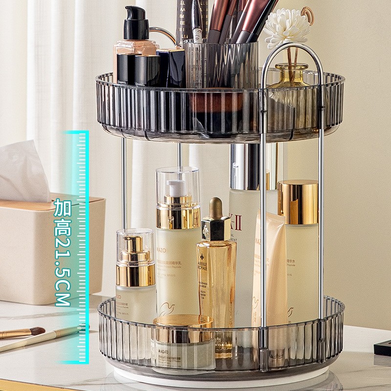 Cosmetic Storage Rack Manufacturer - Bathroom Dressing Table Double-layer