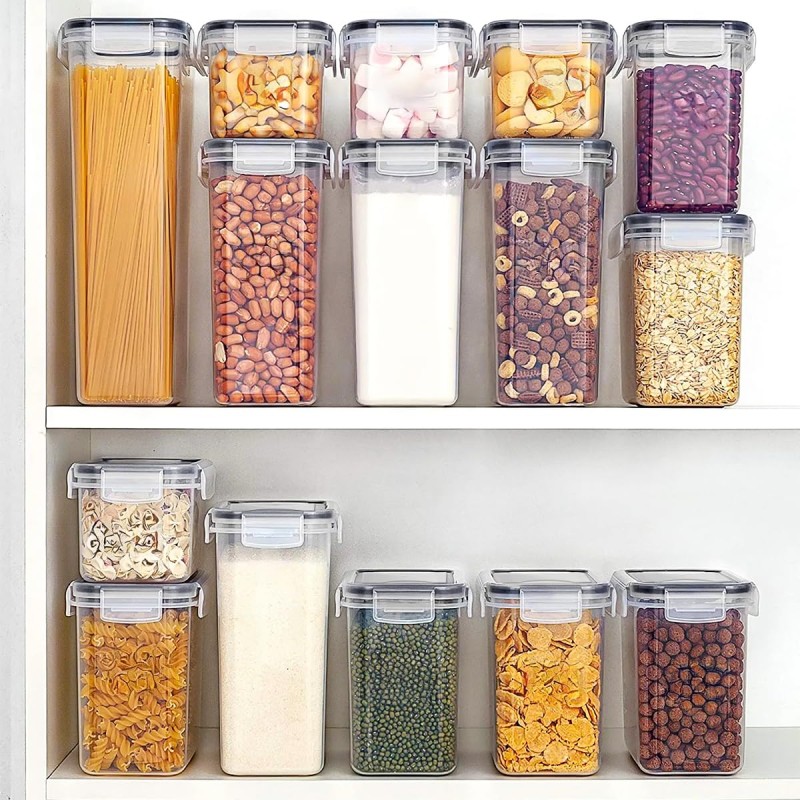 Sealed Storage Kit Manufacturer - 15 Piece Airtight Lid Container