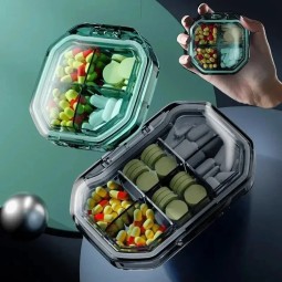 Pill Storage Box Factory - 6 Grids Portable Organizer