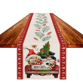 Christmas Table Flag Factory - Linen Antifouling Restaurant Decor