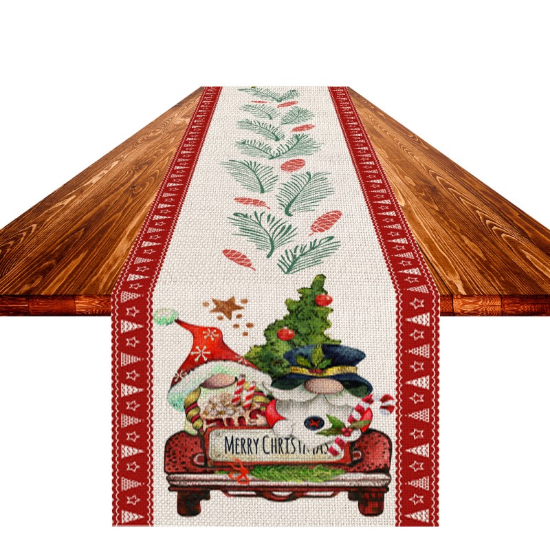 Christmas Table Flag Factory - Linen Antifouling Restaurant Decor