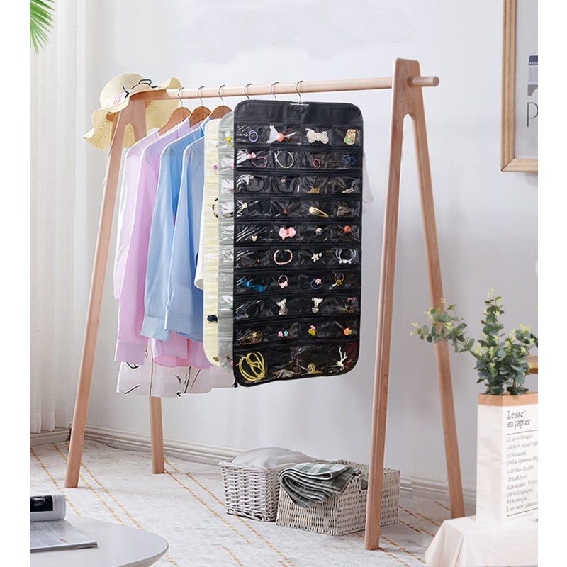 Jewelry Storage Bag Manufacturer - 48/80 Grids Hanging Organizer