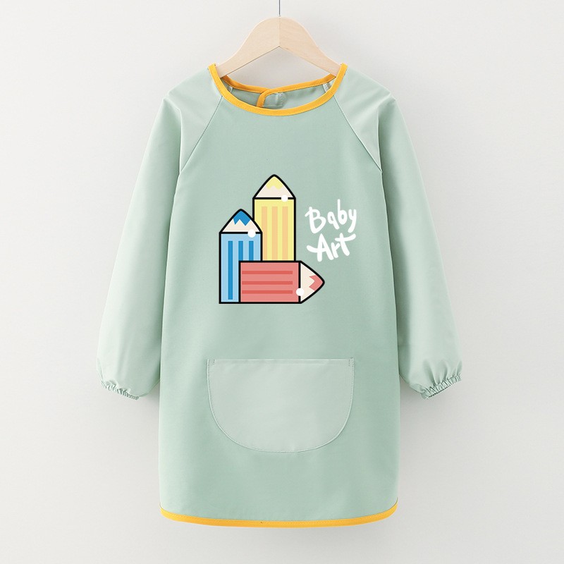 Children Smock Manufacturer - Waterproof Long-sleeved Painting