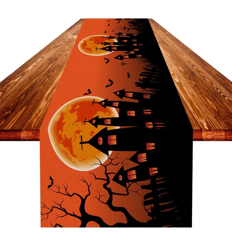 Halloween Table Runner Manufacturer - Linen Digital Printing Decor