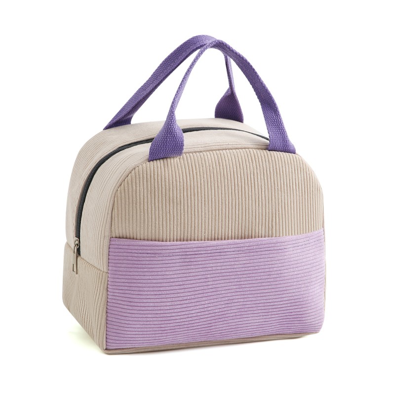 Lunch Bag Factory - Corduroy Thermal Insulated Waterproof