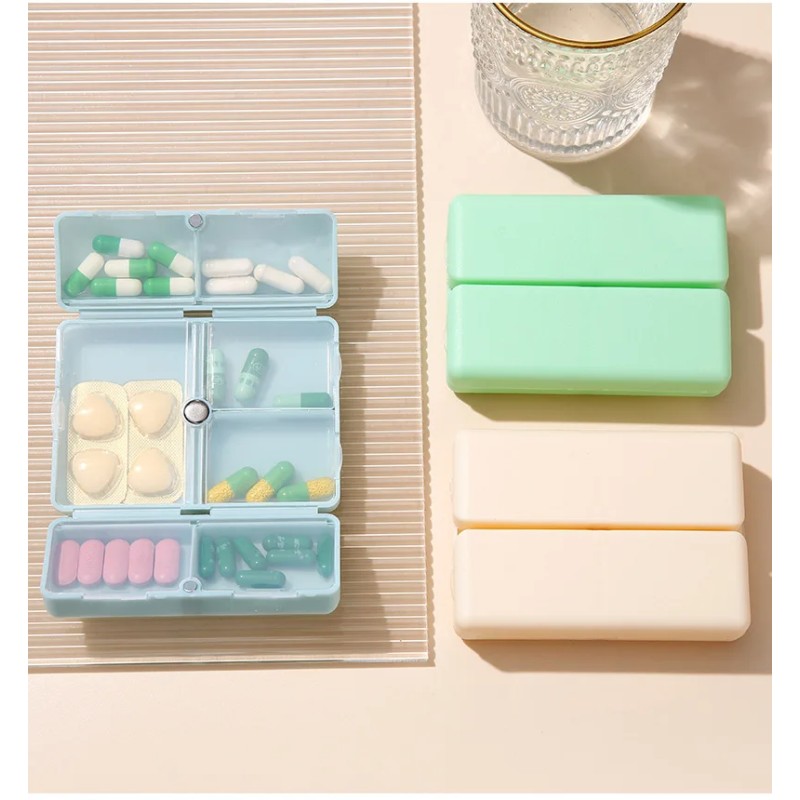 Pill Box Factory - Mini 7 Days 6 Grids Organizer
