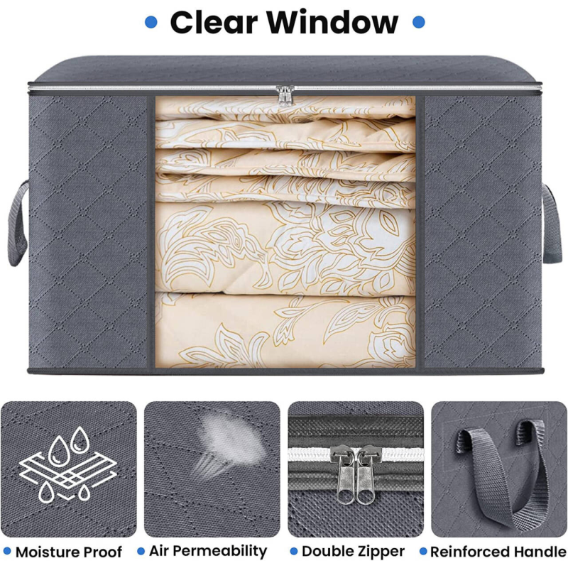 Clothing Storage Bag Factory - Foldable Blanket Organizer