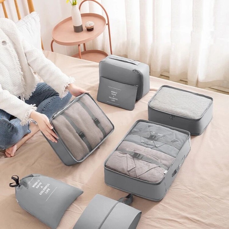 Travel Storage Bag Manufacturer - 7PCS Water-proof Packing Cube