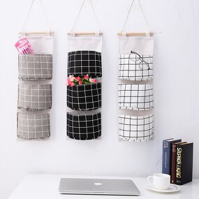 Hanging Pouch Factory - 3 Pockets Foldable Wall Storage