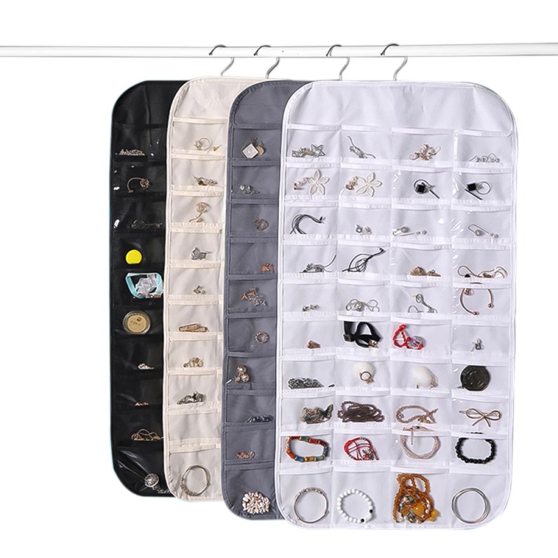 Jewelry Storage Bag Factory - 80 Pockets Dustproof Hanging