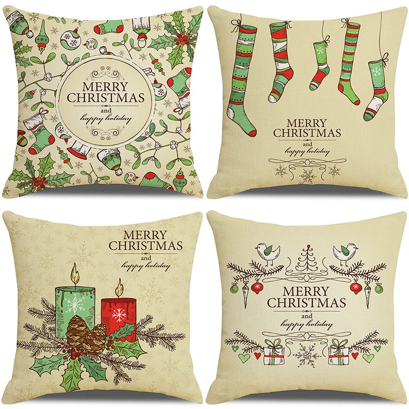 Christmas Cushion Cover Manufacturer - Exquisite Printing Xmas Case