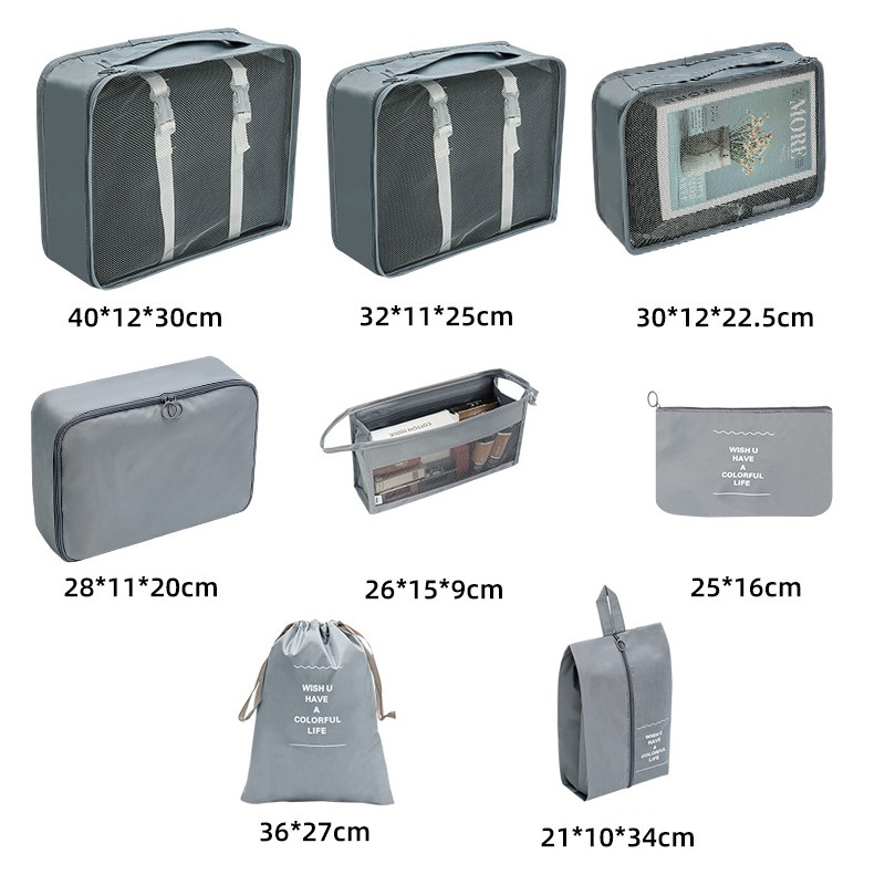 Packing Cubes Factory - 8 Set Travel Essentials