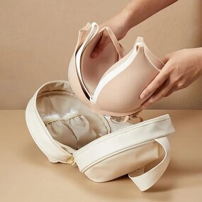 Underwear Storage Bag Manufacturer - PU Zipper Lingerie Pouch