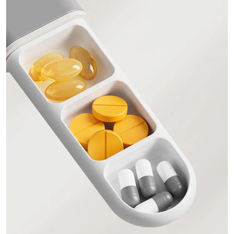 Pill Box Manufacturer - Nordic Style 3 Grids Dispenser