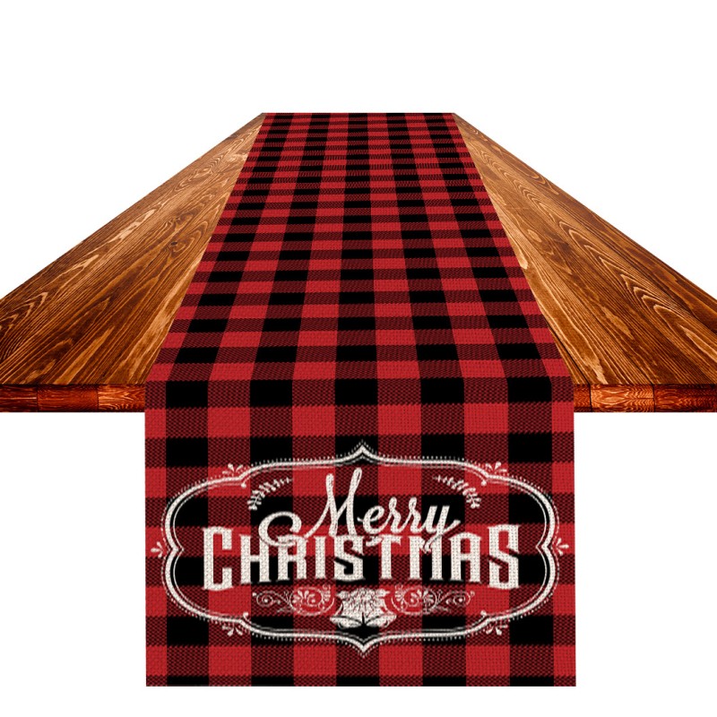 Christmas Table Flag Factory - Linen Antifouling Restaurant Decor
