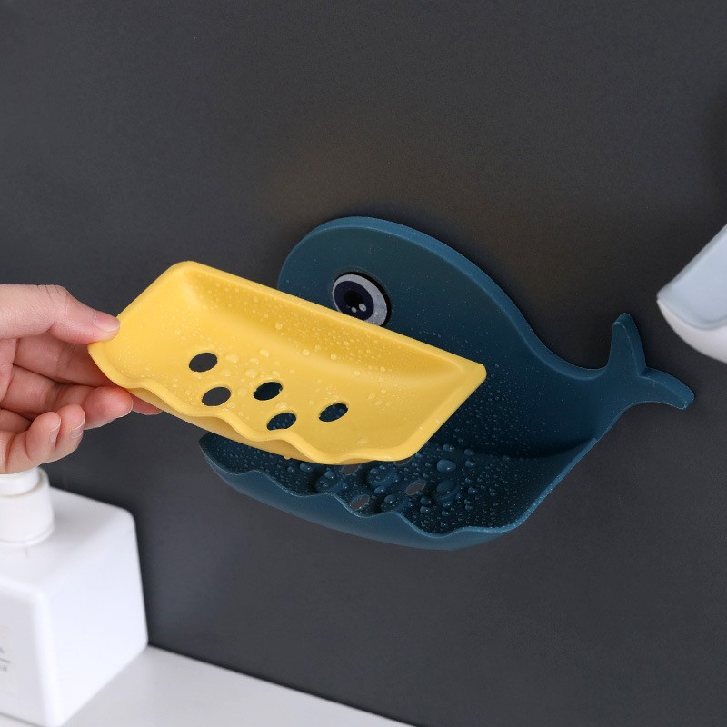 Soap Holder Factory - Whale Shaped Non-perforated Drain