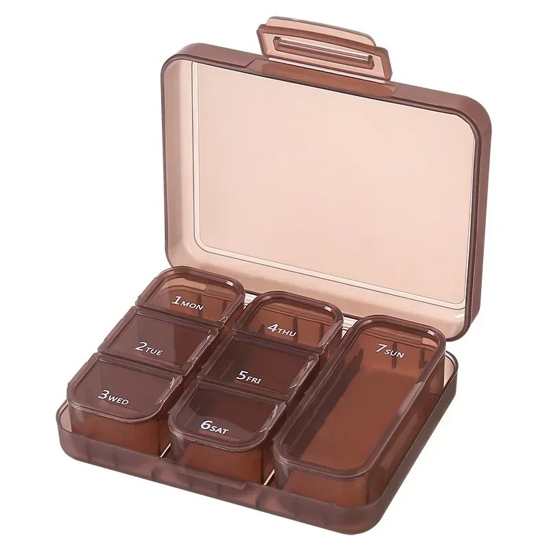 Pill Box Manufacturer - Weekly 7 Compartment Organizer