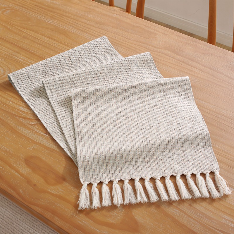 Table Runner Manufacturer - Burnt Orange Burlap Farmhouse Decor