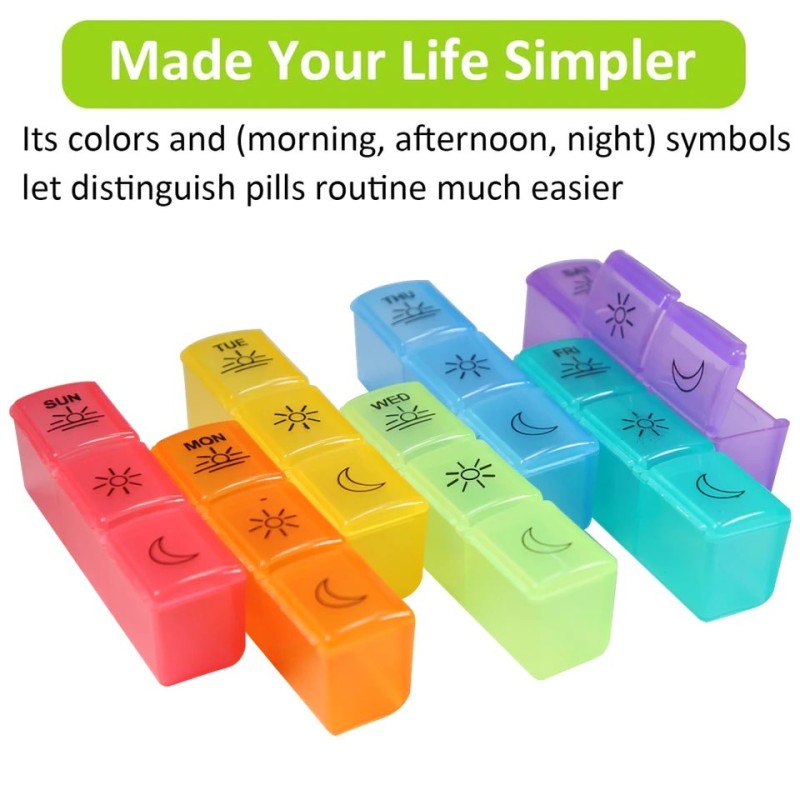 Pill Box Manufacturer - 7 Day 4 Times Medicine Storage