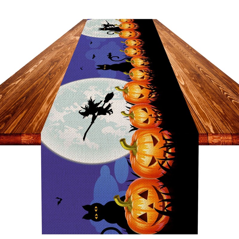 Halloween Table Runner Manufacturer - Linen Digital Printing Decor