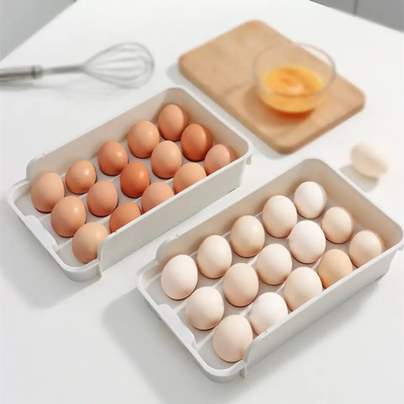 Egg Storage Box Manufacturer - Refrigerator Stackable Drawer