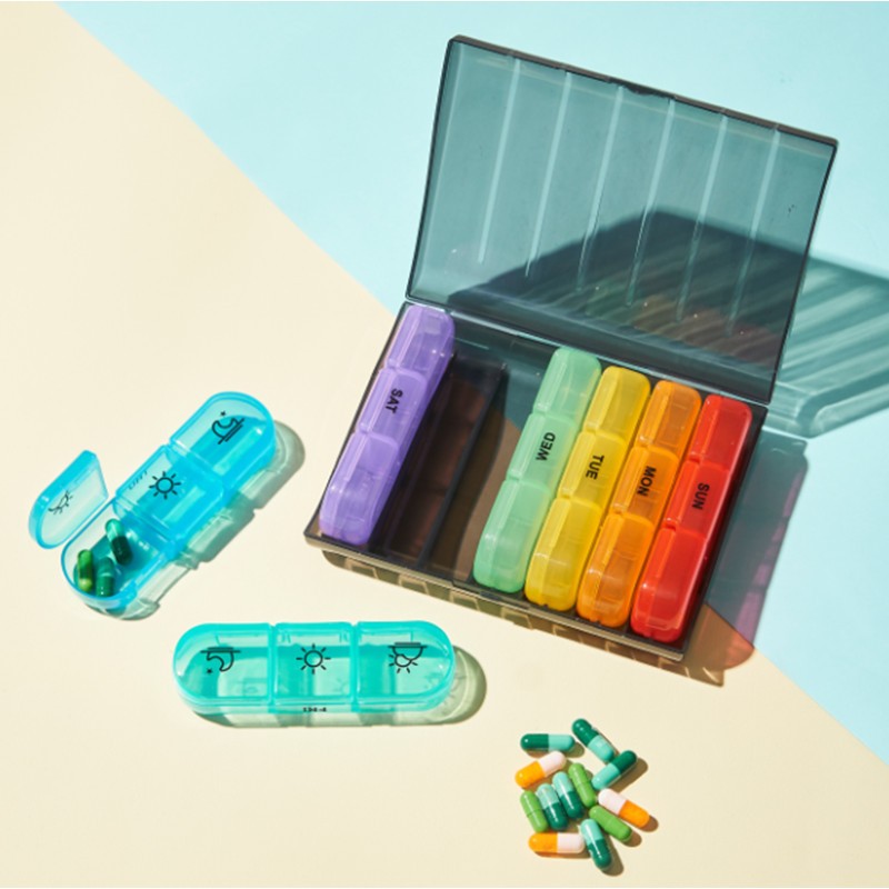 Pill Organiser Factory - Monthly Week Dust-Proof Container