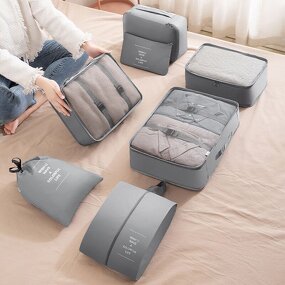 Travel Organizer Factory - 7pcs Luggage Packing Cubes