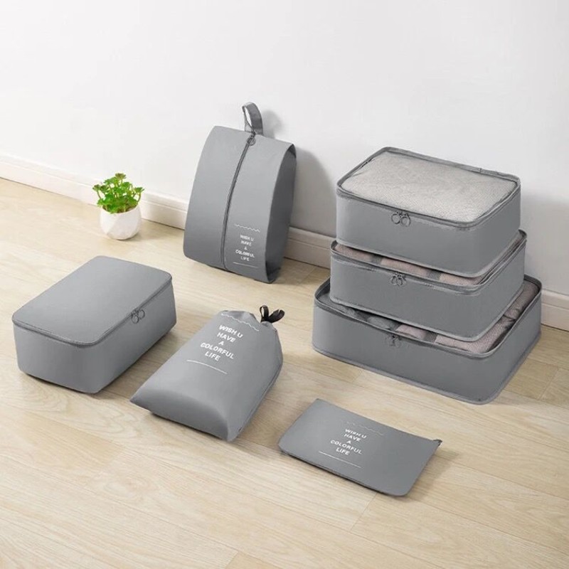 Travel Organizer Factory - 7pcs Luggage Packing Cubes
