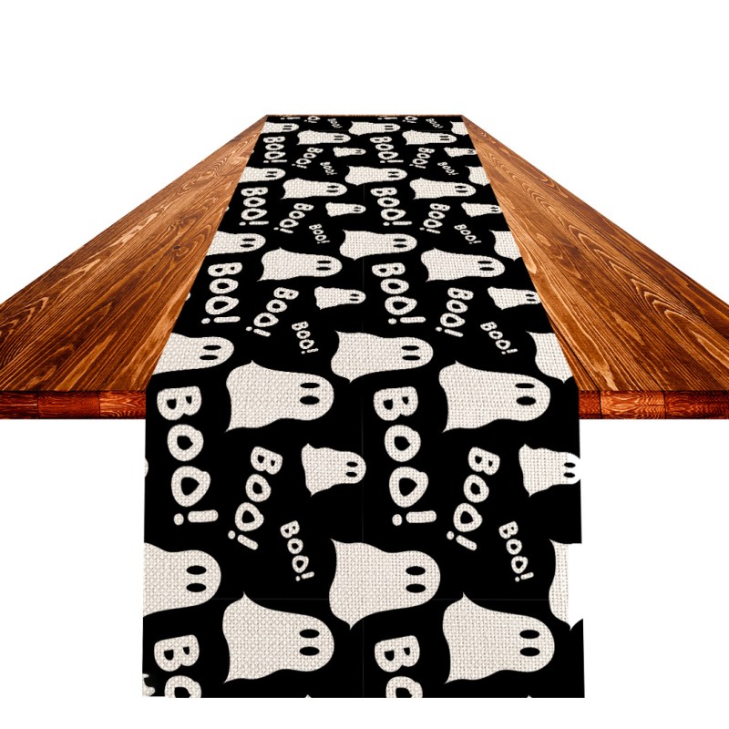 Halloween Table Runner Manufacturer - Linen Gnome Pattern Table Mat