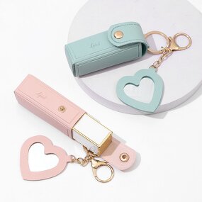 Lipstick Bag Factory - Portable Leather Lip Balm Holder