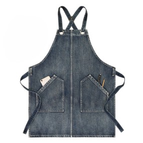 Apron Manufacturer - Washed Denim Material
