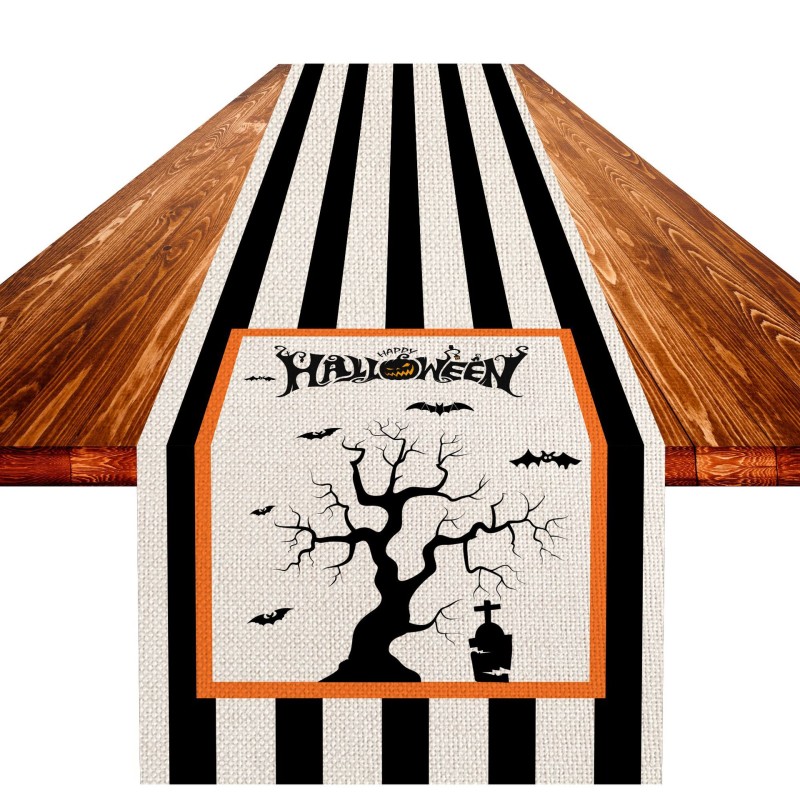 Halloween Table Runner Manufacturer - Linen Digital Printing Decor