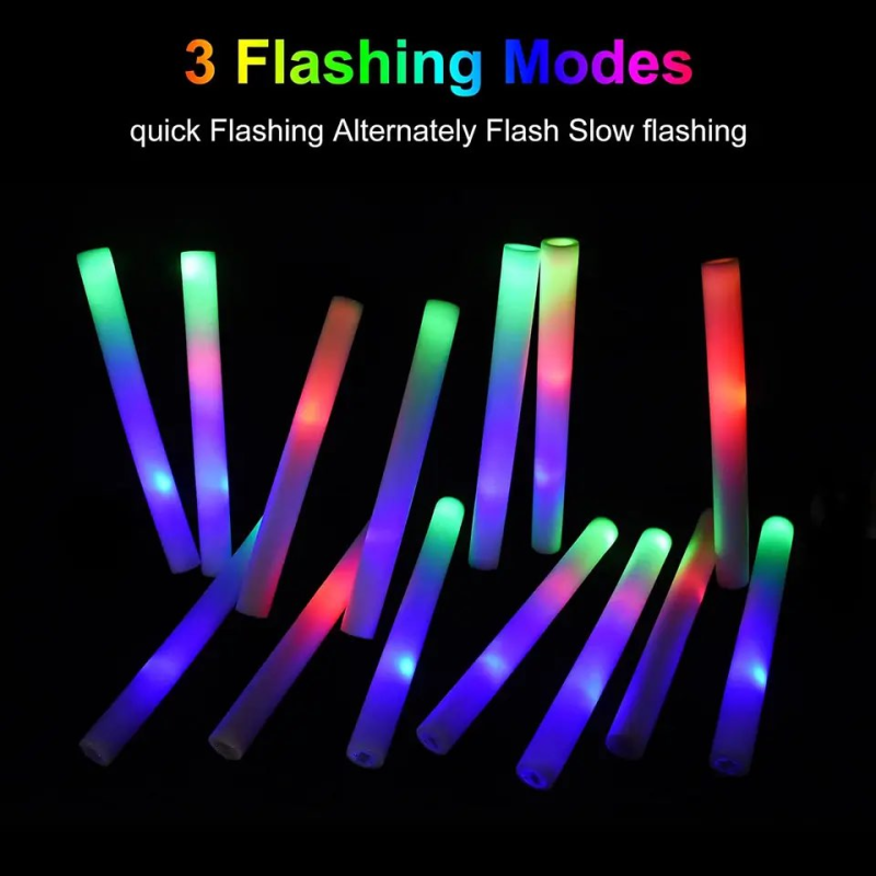 Glow Stick Factory - Multicolor LED Foam Concert Toy