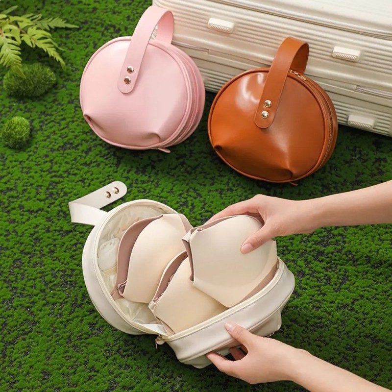 Underwear Storage Bag Manufacturer - PU Zipper Lingerie Pouch