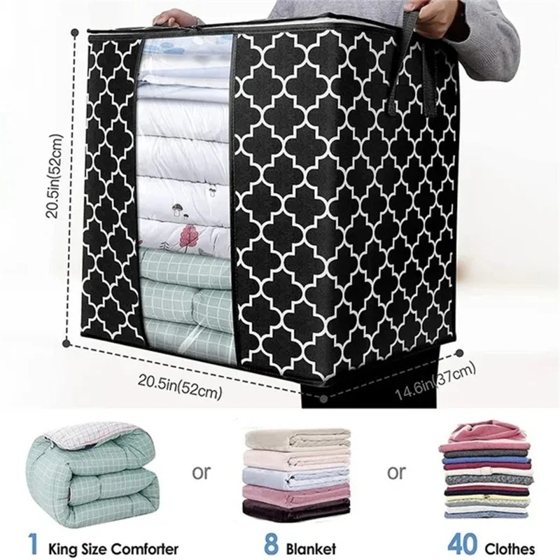 Storage Bag Manufacturer - Large Zipper Foldable Cloth