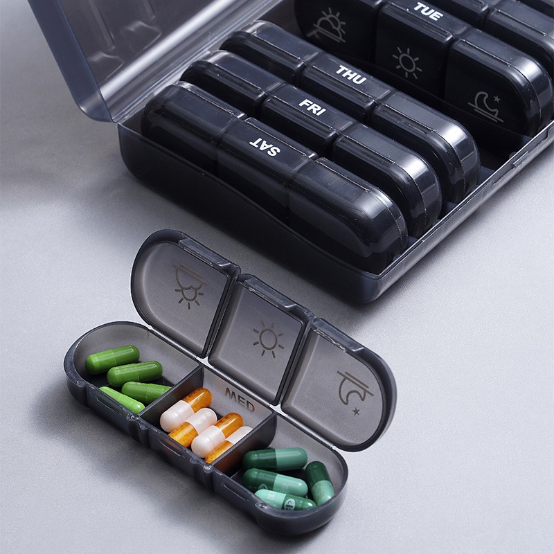 Pill Organizer Manufacturer - 21 Grids Weekly Moisture-Proof
