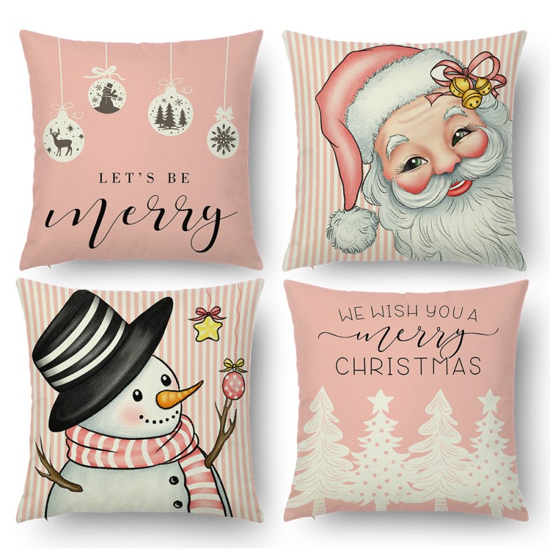 Christmas Cushion Cover Factory - 45x45 Xmas Gift Pillowcase
