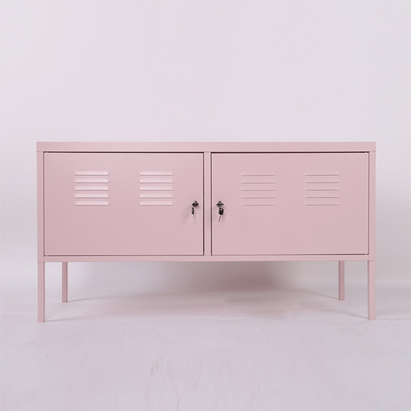 Storage Cabinet Manufacturer - Metal 2 Doors 4 Shelves Lockable