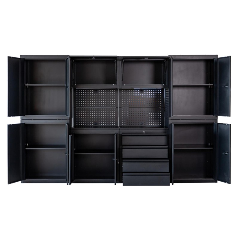 File Cabinet Manufacturer - 4 Doors Metal Glass Door Office