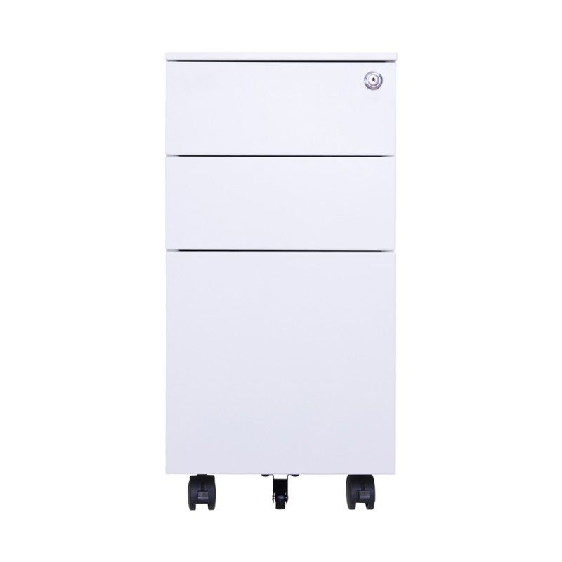 Work File Cabinet Manufacturer - Office Movable 3 Drawers with Lock