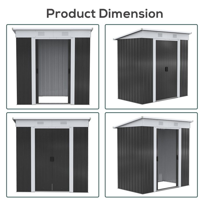 Tool Shed Manufacturer - Customize Backyard Steel Waterproof