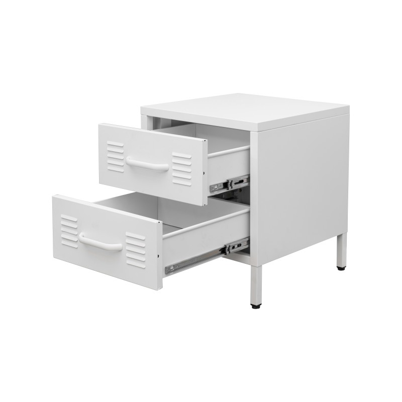 Bedside Cabinet Manufacturer - New Style Metal 2 Drawers
