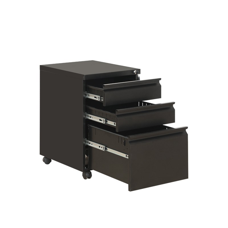 Office File Cabinet Manufacturer - 3 Drawer Mobile Pedestal Light