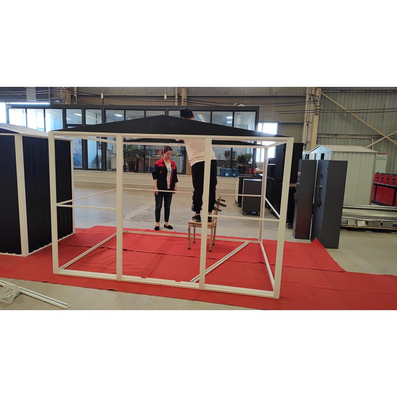 Tool House Manufacturer - 4x6ft Sliding Door Metal Warehouse