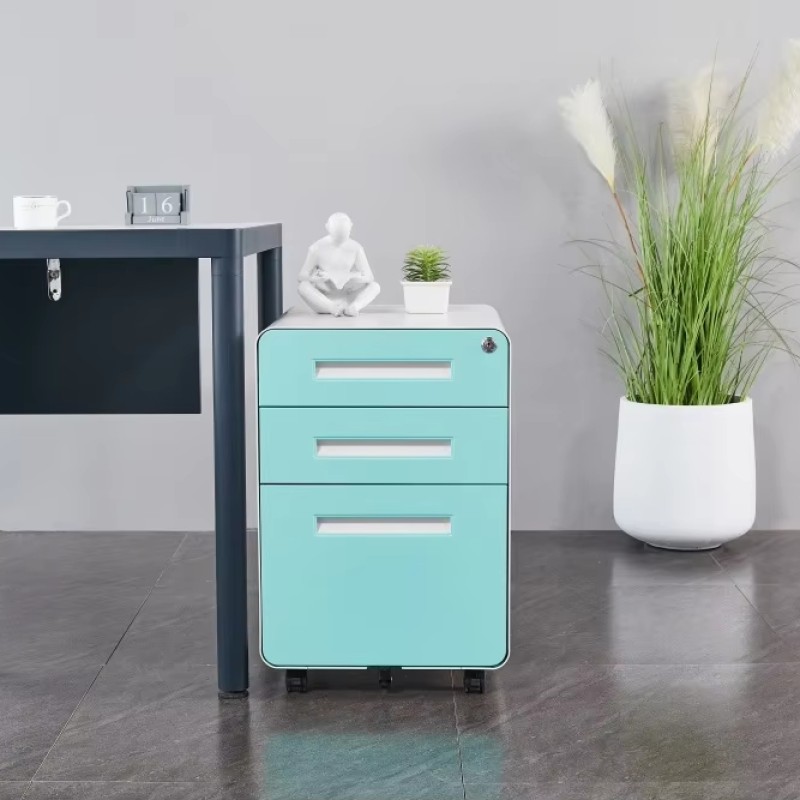 Filing Cabinet Manufacturer - Office Furniture 3 Drawer Movable